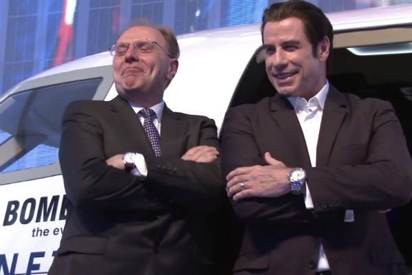 John Travolta launches the Challenger 350