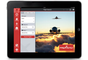 Private Fly iPad app