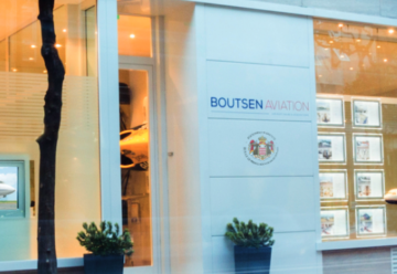 Boutsen Aviation's office in Monaco