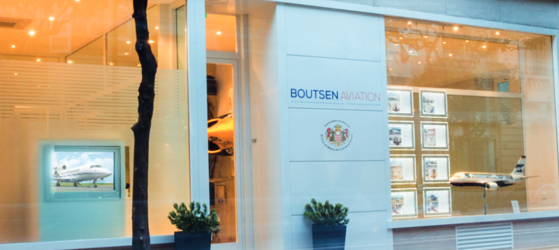 Boutsen Aviation's office in Monaco