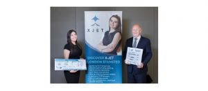 XJet enhanced services at its London Stansted Airport Diamond Hangar home