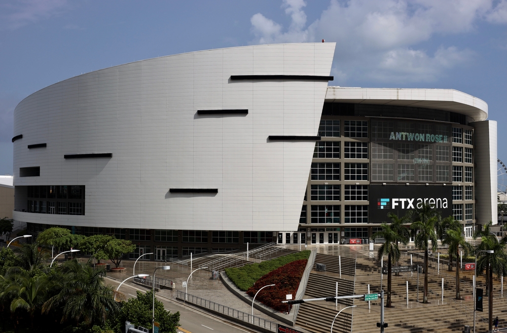 The,Ftx,Arena,(formerly,American,Airlines,Arena),In,Downtown,Miami,