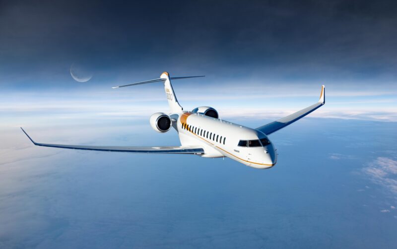 Bombardier Global 8000 exterior.