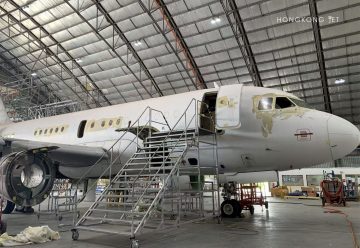 Hongkong Jet completes return to service of ACJ318.