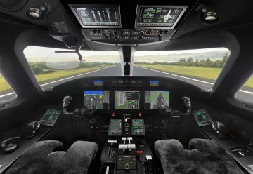 Gulfstream G300 cockpit.